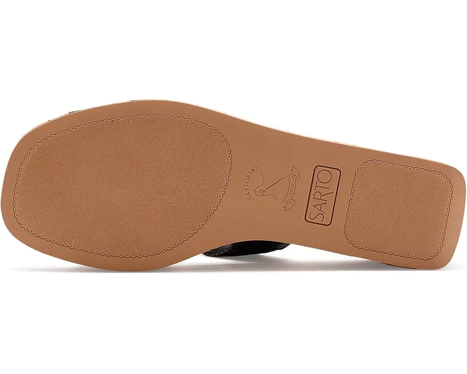 Сандалии A-Tahani3 на танкетке с круглым носком Franco Sarto