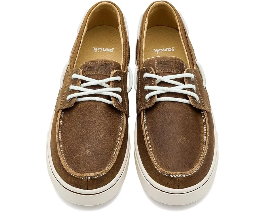 Кожаные ботинки Hava-boat Leather с противоскользящей подошвой