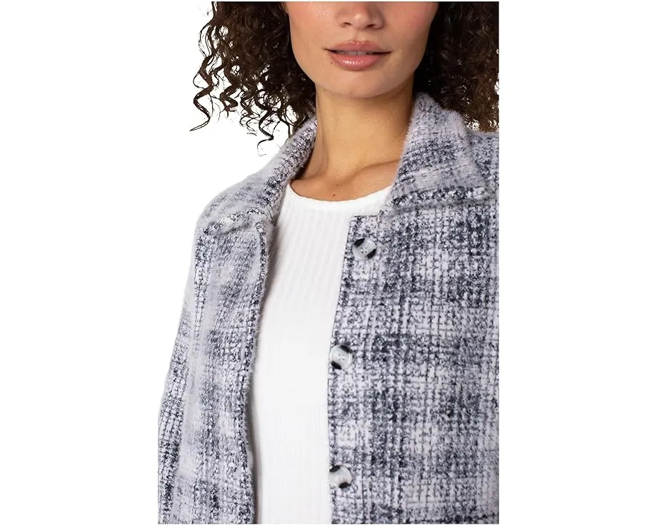 Свитер-бомбер Liverpool Los Angeles с длинными рукавами и воротником