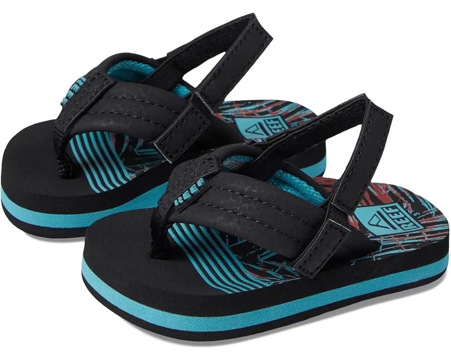 Детские сандалии Reef Little Ahi с мягкой стелькой и ремешком на пятке