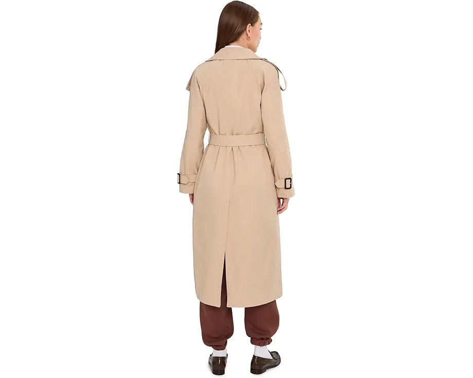 Avec Les Filles Расслабленное двубортное макси тренч