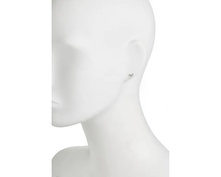 Серьги-гвоздики Girlie Pearlie Mini Bow с имитацией жемчуга от Kate Spade New York