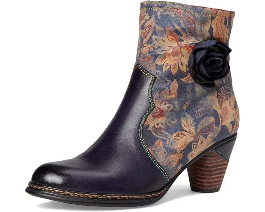 Ботильоны L'Artiste by Spring Step Naima с кожаным верхом и вырезом в виде розы