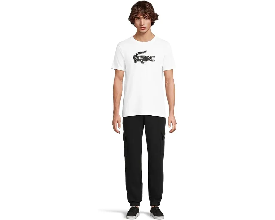 Футболка Lacoste с логотипом крокодила на груди