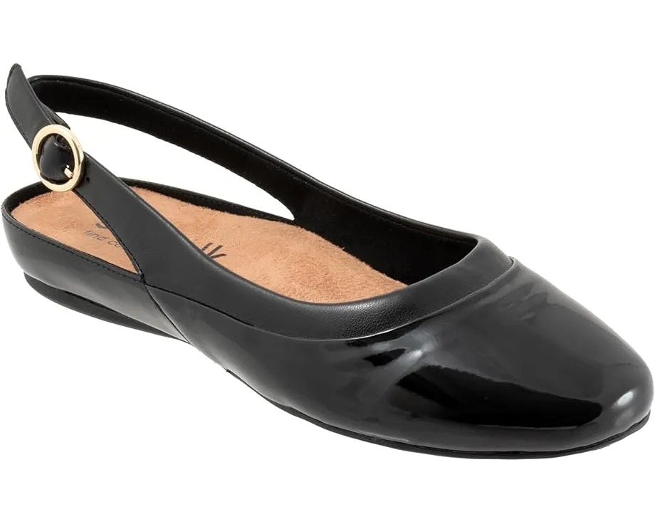 Туфли SoftWalk Sheffield из кожи с застежкой на пряжку и съемной стелькой