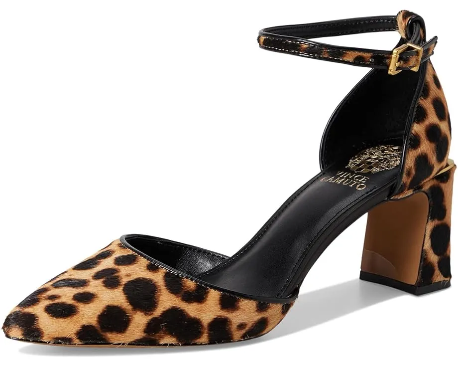 Туфли-лодочки Vince Camuto Hendriy с ремешком на щиколотке и меховым верхом