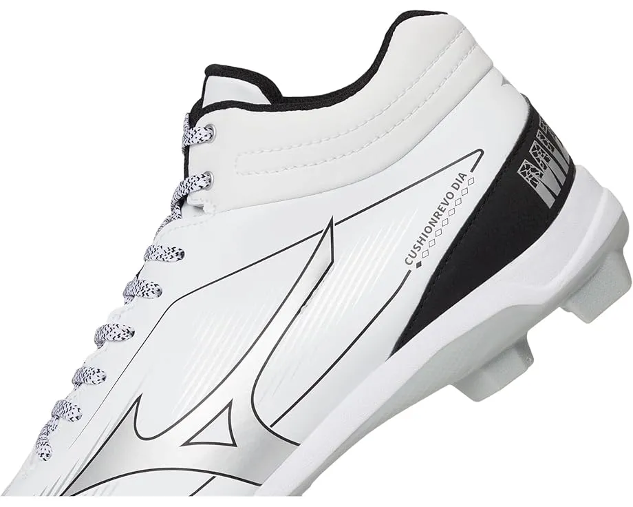Бутсы Mizuno Cushionrevo Diamond Mid TPU для бейсбола с поддержкой голеностопа