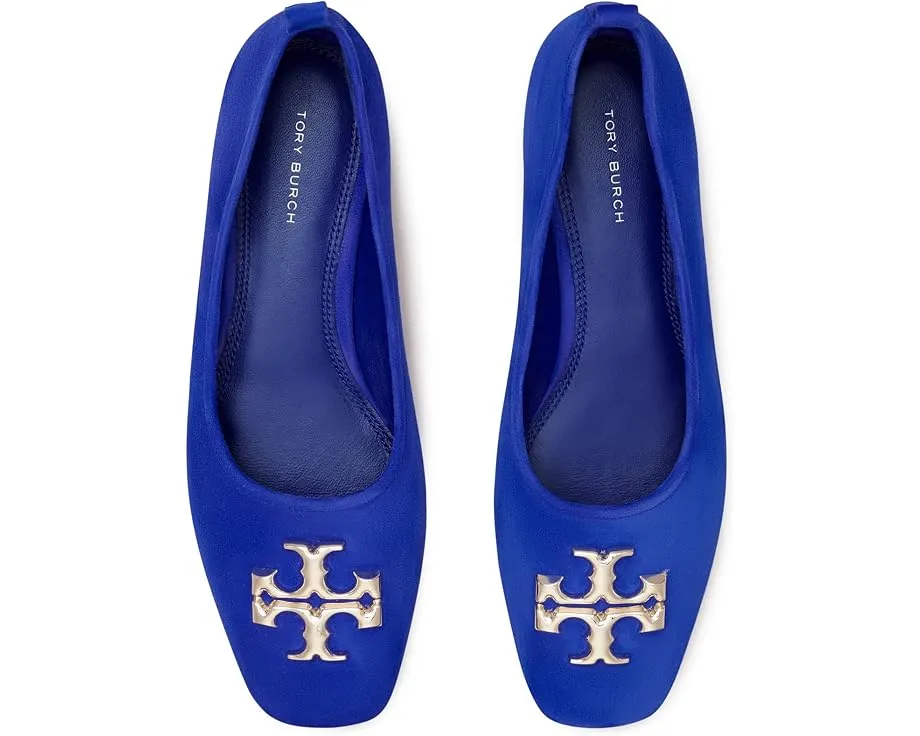 Балетки Tory Burch Eleanor из кожи с квадратным носком