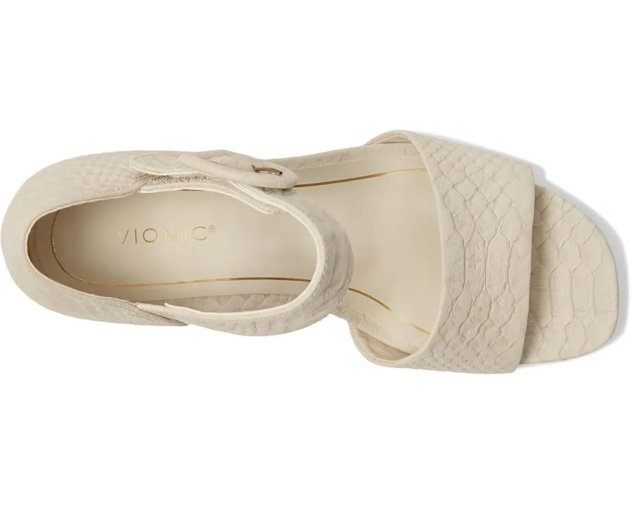 Босоножки VIONIC Chardonnay Strappy с поддержкой свода стопы и квадратным открытым носком