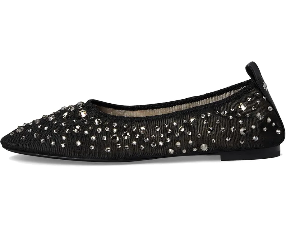 Балетки Tory Burch Crystal Ballet с кристаллами и эластичным краем