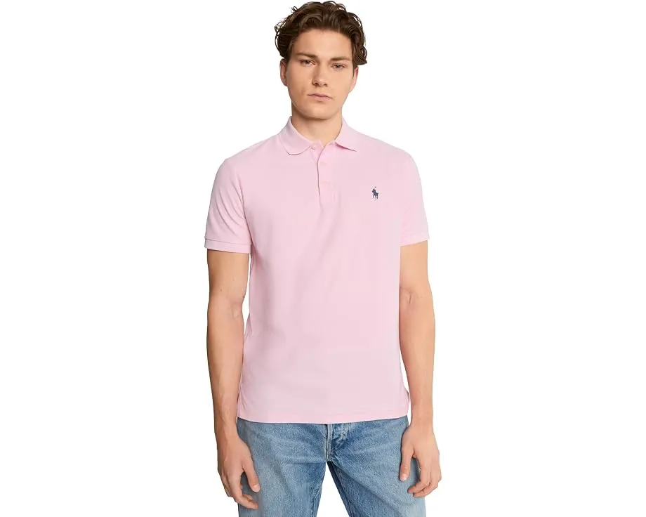 Поло Polo Ralph Lauren с медовой сеткой и зауженным кроем Custom Slim Fit