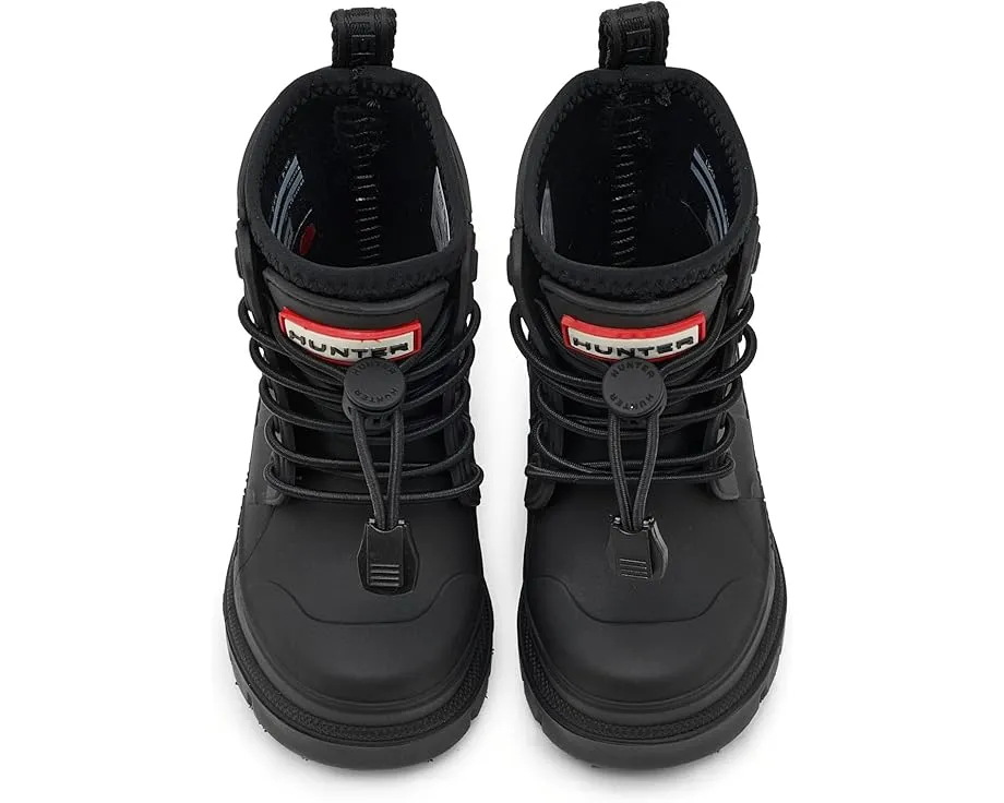 Сапоги Hunter Kids Stamp для малышей и детей с водонепроницаемым верхом на шнуровке