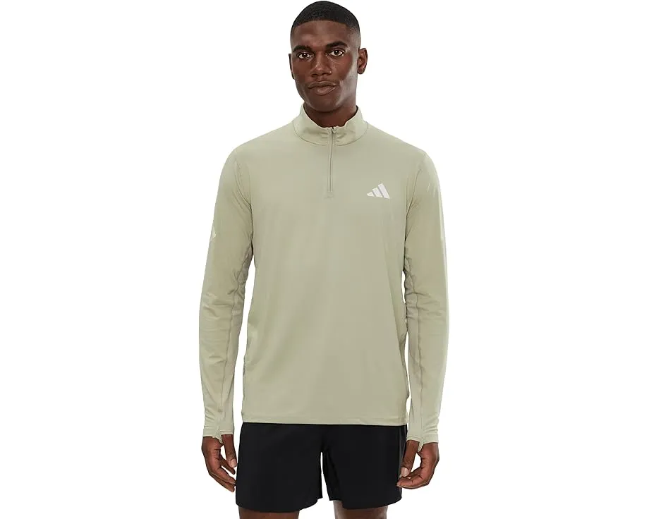 Полузип Adi365 Iconic для бега с технологией CLIMACOOL и отверстиями для большого пальца adidas