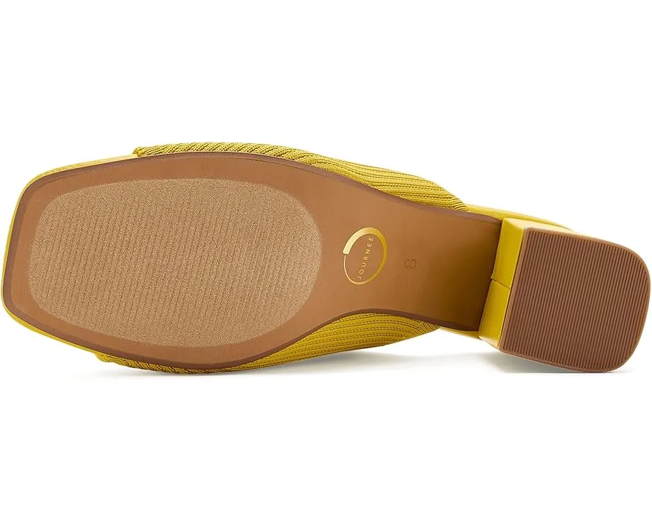 Мюли Journee Collection Lorenna с квадратным носком и вязаным верхом