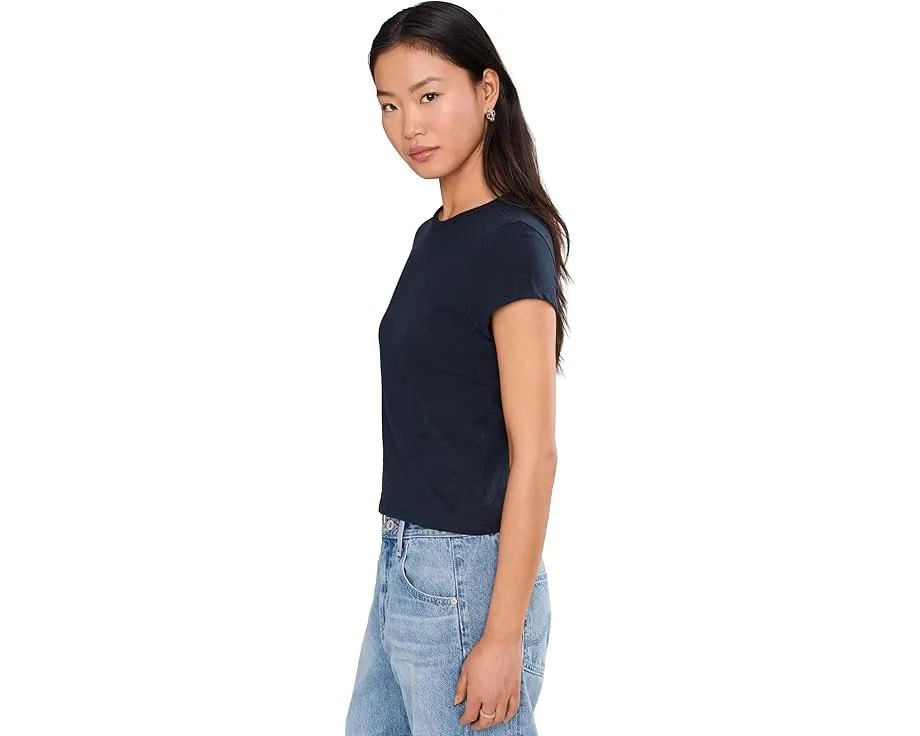 Футболка Lilla P Vintage Little Tee из состаренного слаба укороченного кроя