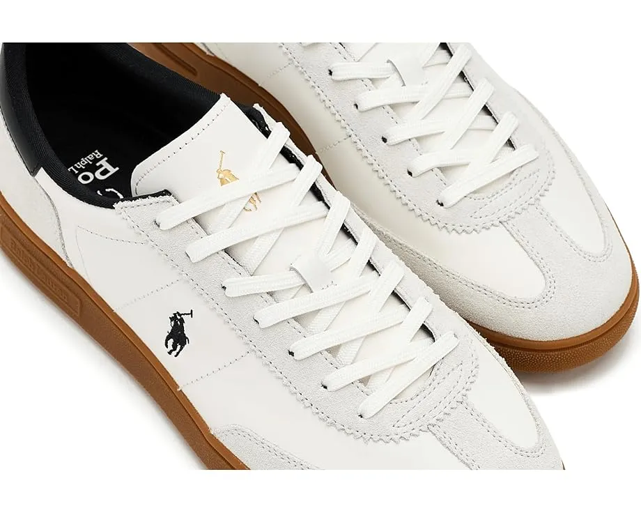 Polo Ralph Lauren Bedford кроссовки из кожи и замши с дышащей подкладкой