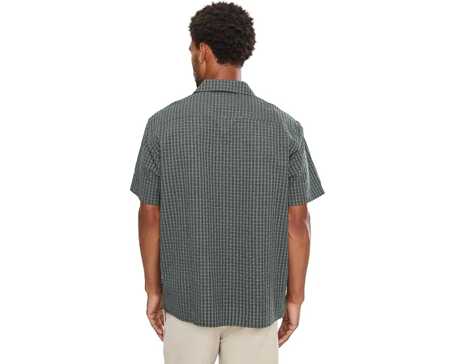O'Neill рубашка Og Seersucker Plaid с коротким рукавом из хлопка