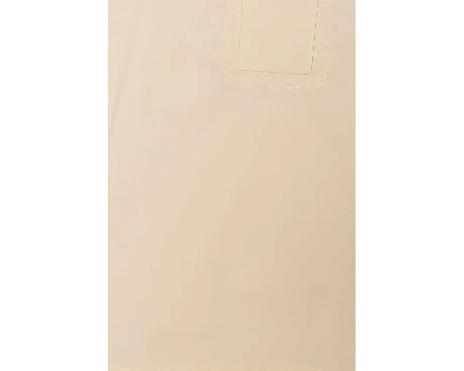 Укороченная рубашка Lauren Ralph Lauren с завязками и шнуровкой из смеси хлопка