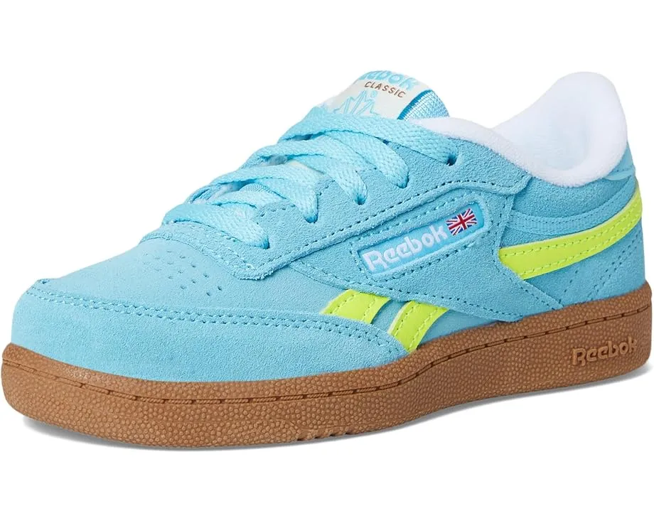 Reebok Club C Revenge детские кроссовки с принтом и верхом из замши