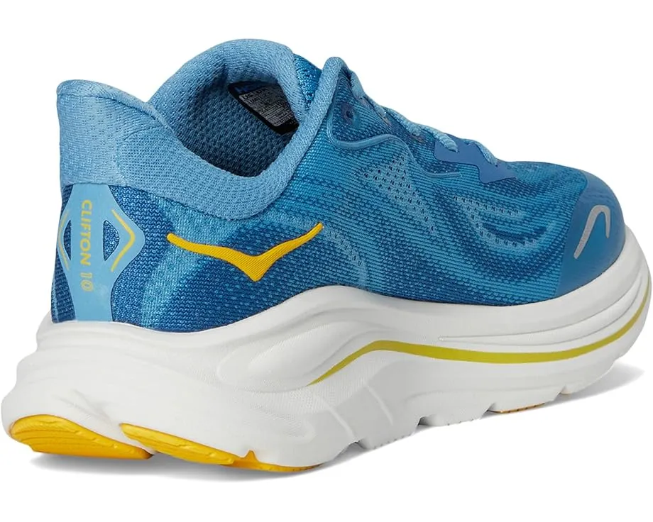 Детские кроссовки Hoka Kids Clifton 10 с амортизирующей подошвой и сетчатым верхом
