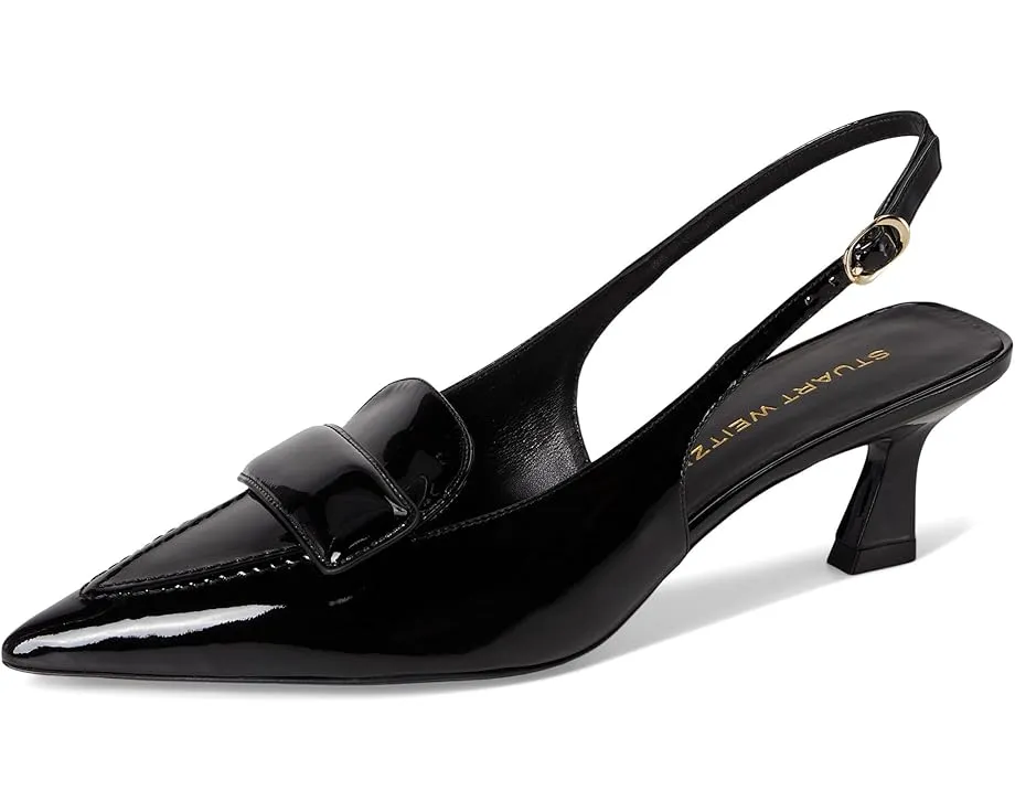 Босоножки Stuart Weitzman Sovinnie Slingback 50 на каблуке с острым носком