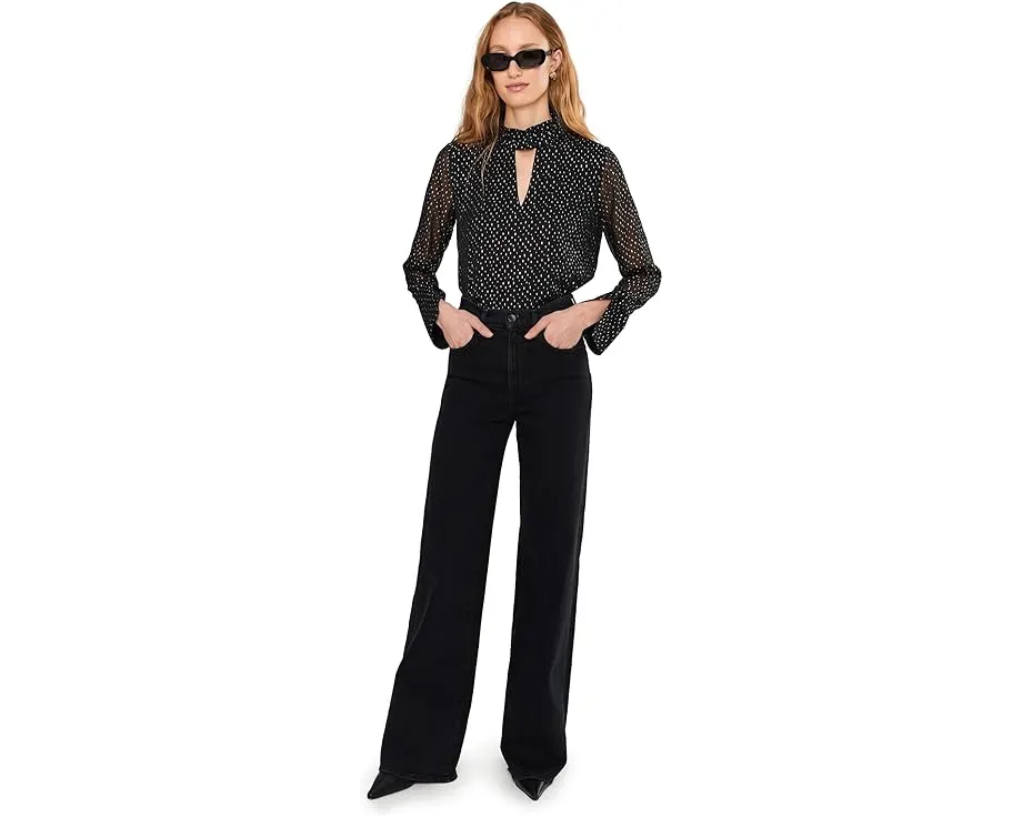 Блузка Vince Camuto с длинным рукавом-колокол и застежкой-ключкой