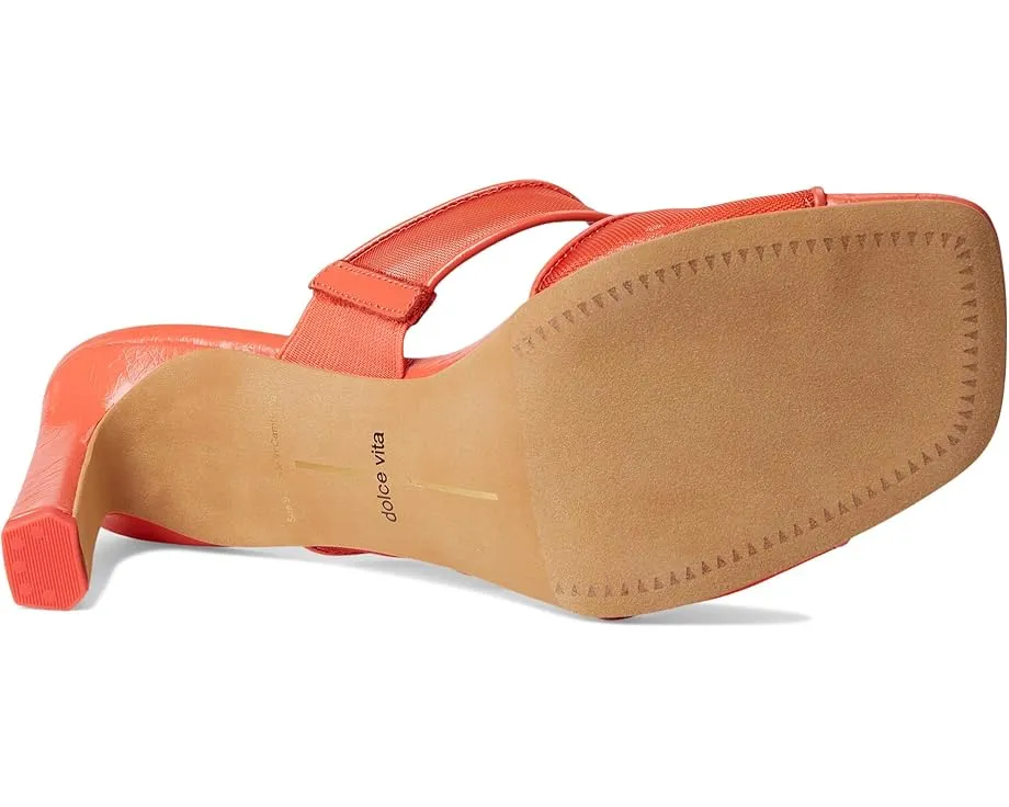 Босоножки Gitel на тонком каблуке с вырезами по бокам и эластичными вставками Dolce Vita