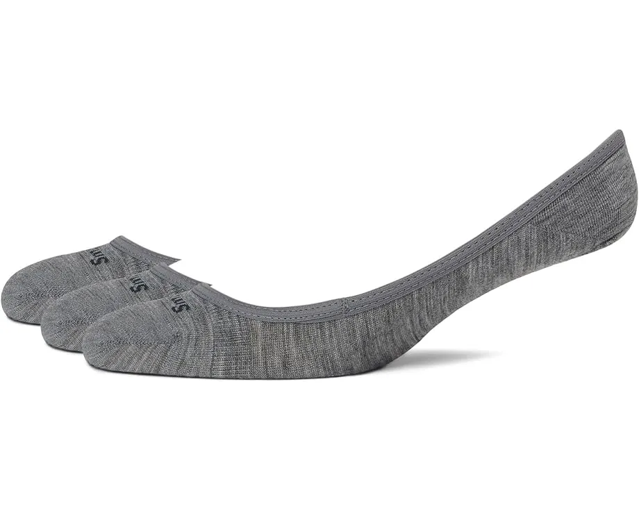 Smartwool Everyday Low Cut No Show носки 3 пары из мериноса в черном цвете