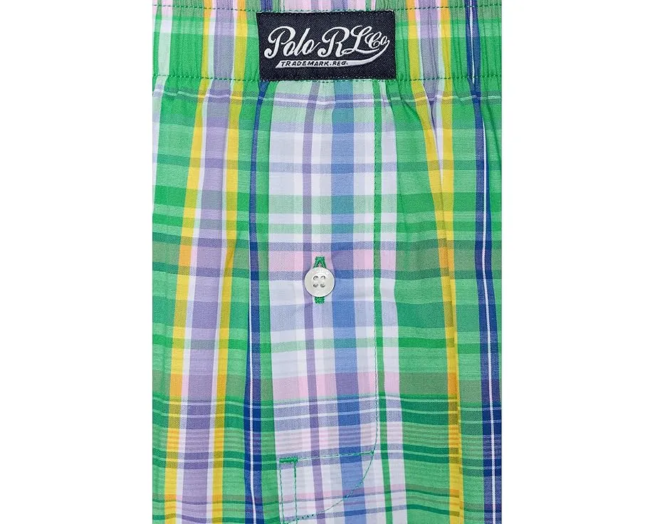 Трусы боксеры Polo Ralph Lauren Woven Boxer из хлопка с принтом