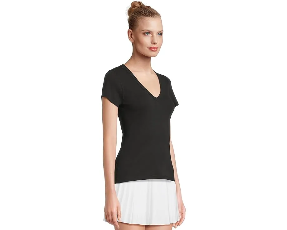 Lilla P Топ с V-образным вырезом из мягкой пима-модала для повседневной носки