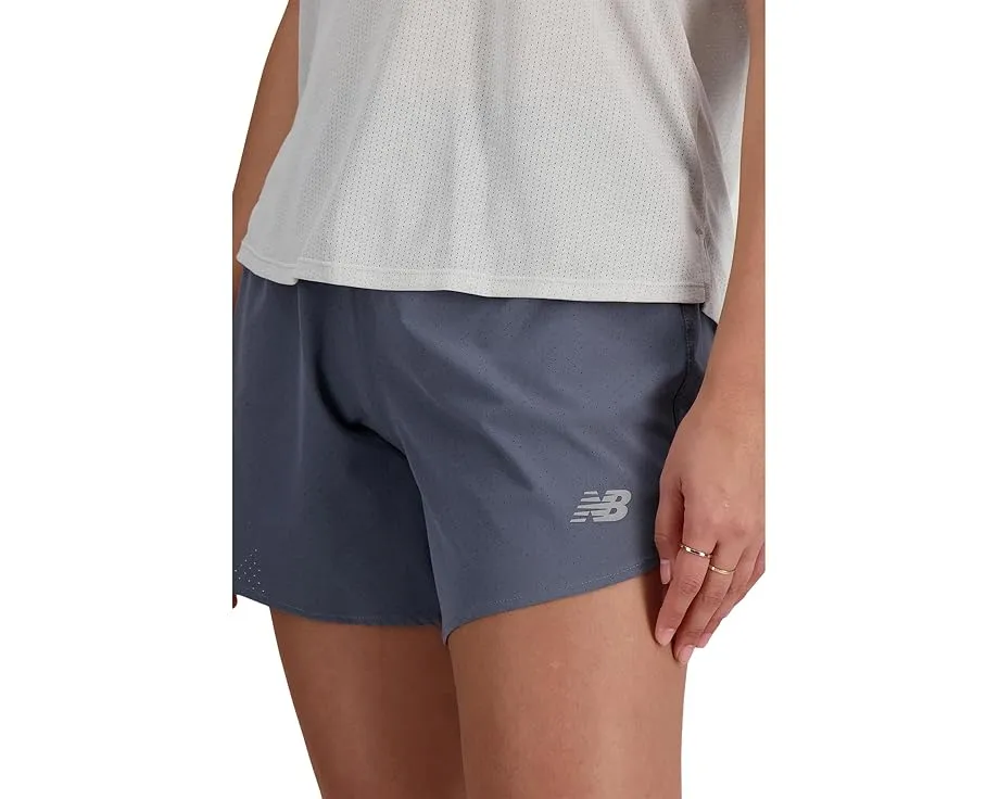 Шорты New Balance RC 5 дюймов с эластичным поясом и карманом