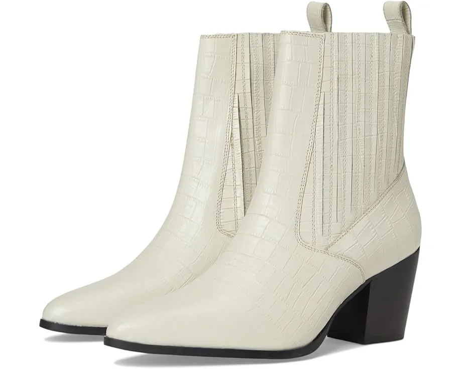 Ботильоны Journee Collection Markka с острым носом и каблуком в крокодиловом принте