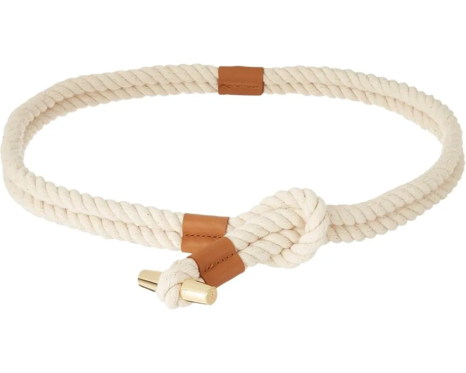 Ремень Lauren Ralph Lauren с морским дизайном и кожаной отделкой