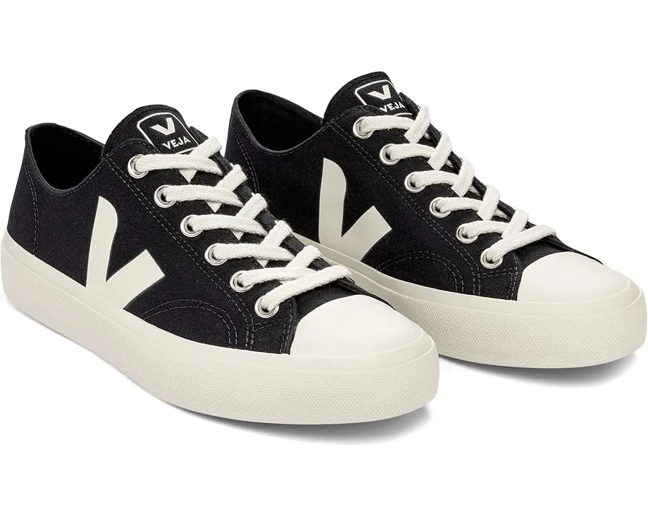VEJA Wata II Low кроссовки из хлопка с контрастным логотипом