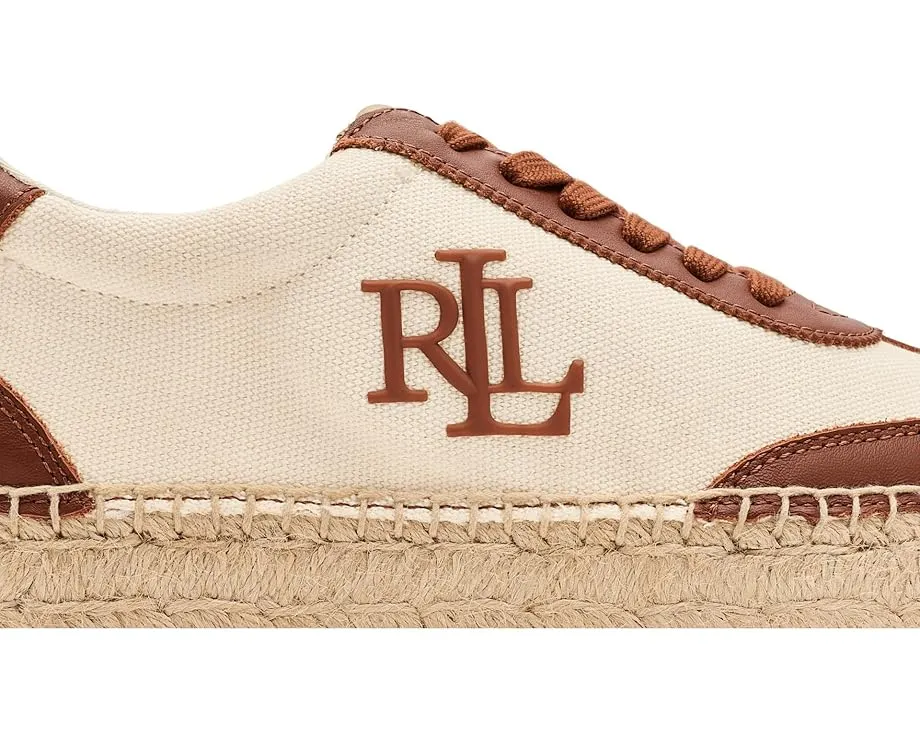 Эспадрильи-кроссовки Lauren Ralph Lauren Luize из холста и кожи наппа