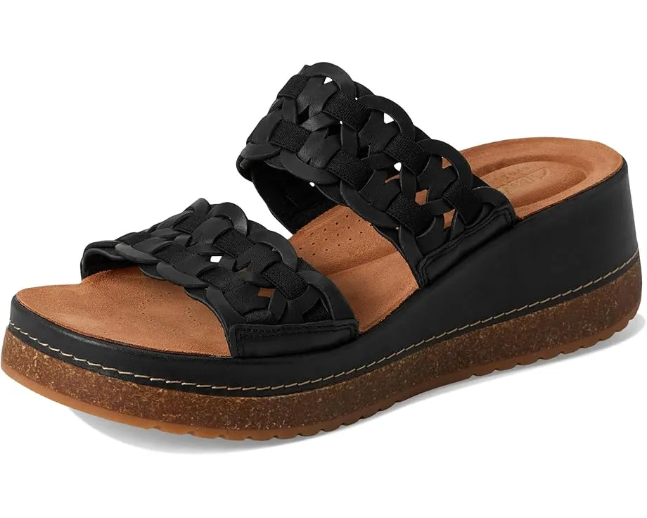 Сандалии-мюли Clarks Kassanda Mule с плетеной платформой