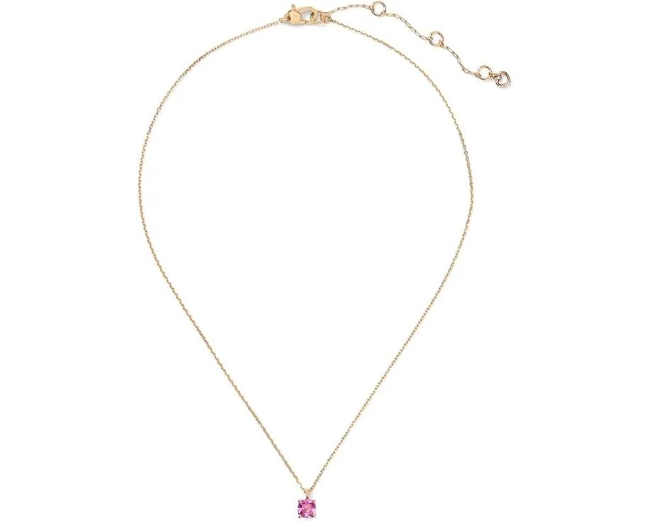 Подвеска Little Luxuries 6 мм с квадратным кубическим цирконием