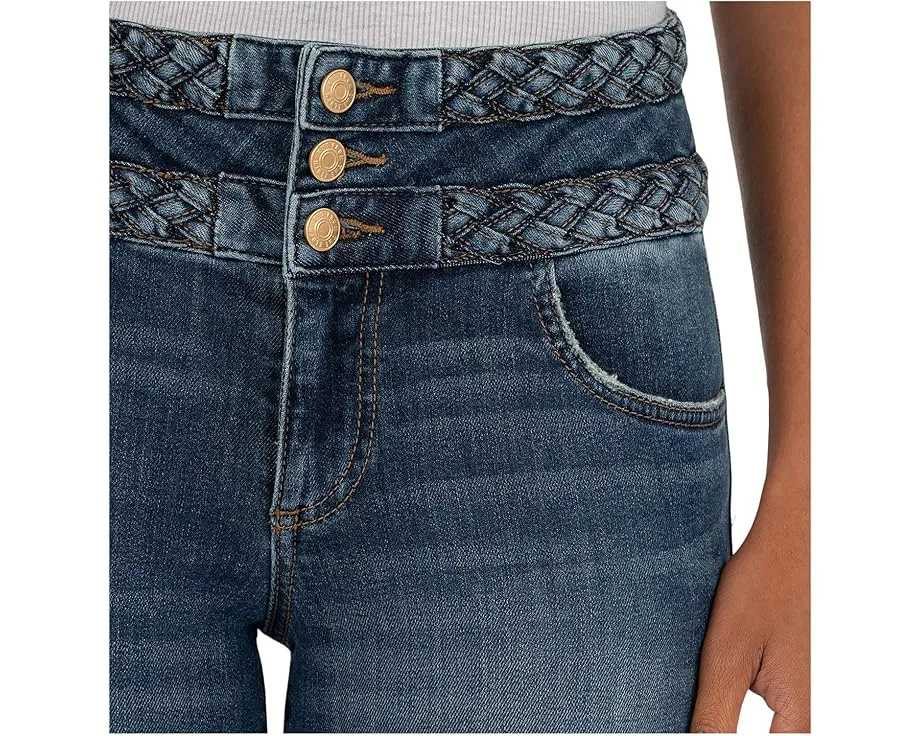 Джинсы KUT from the Kloth Charlotte с высокой посадкой и широкими штанинами