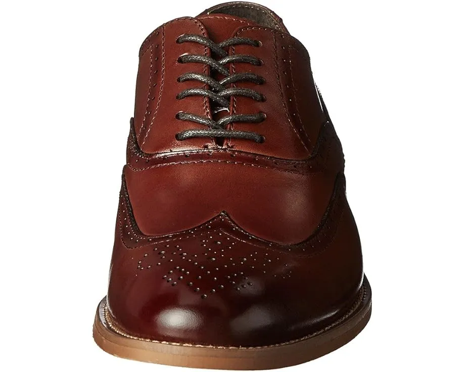 Оксфорды Stacy Adams Dunbar Wingtip с перфорацией и каблуком