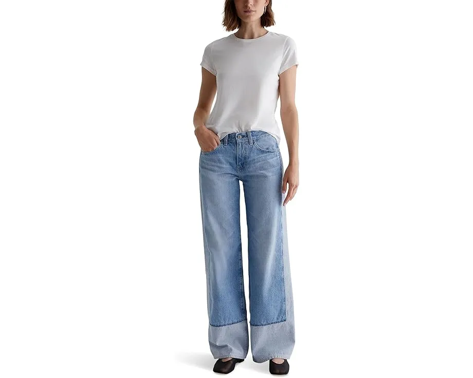 Джинсы Adria Low Rise Baggy Wide Leg AG Jeans Mondrian с заниженной талией