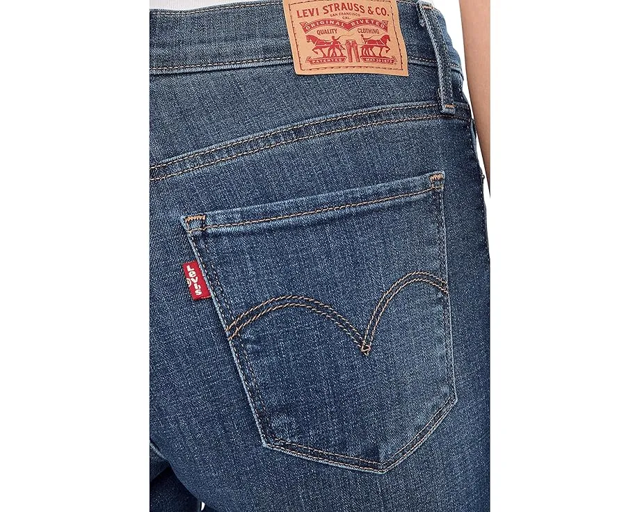 Прямые джинсы Levi's Womens 314 Shaping Straight с моделирующей вставкой и средней посадкой
