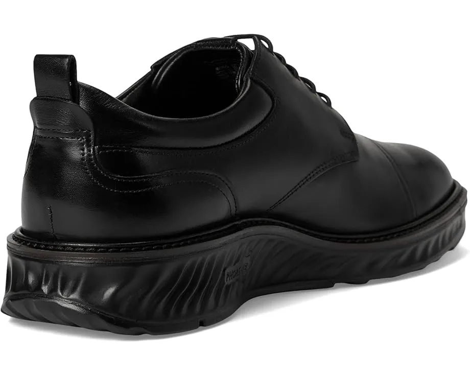 Туфли ECCO ST.1 Hybrid Cap Toe Oxford на шнуровке черные