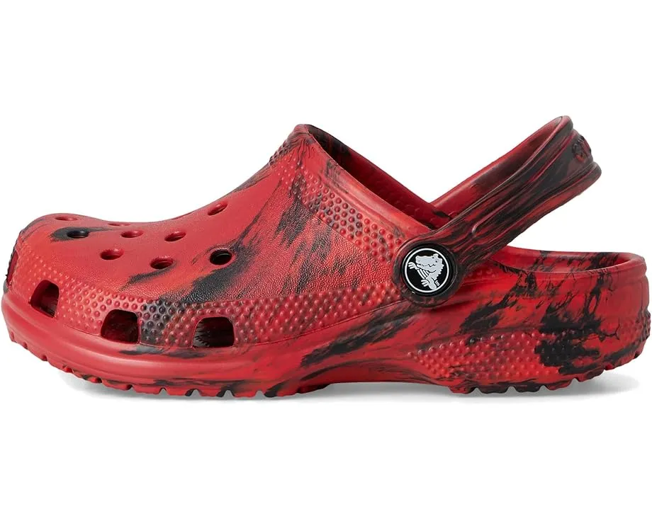 Crocs Classic Marbled Tie-Dye Clogs детские сабо в технике тай-дай