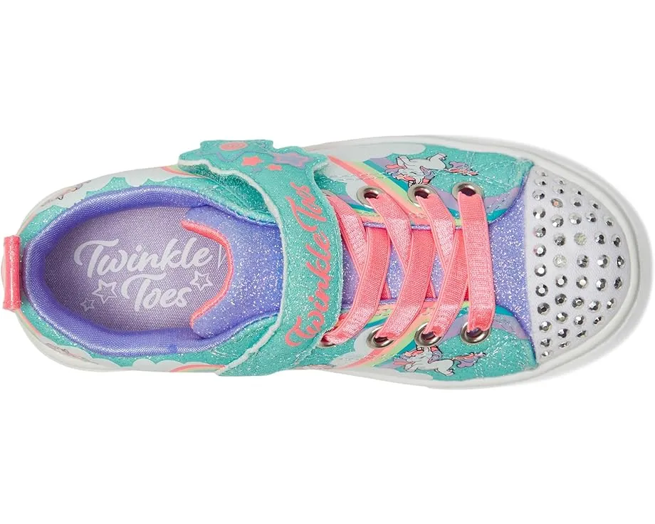 Детские кроссовки Skechers Twinkle Sparks Jumpin Clouds со светящимся носком