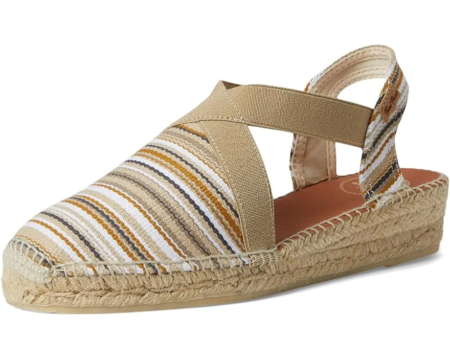 Сандалии-эспадрильи Toni Pons Vinaros с эластичными лямками в полоску
