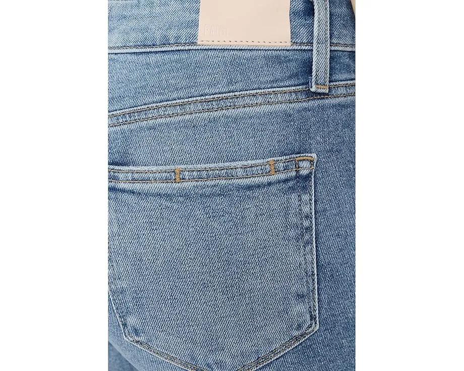 Джинсы Paige Mason Crop Bootcut с расклешённым низом и средней посадкой в цвете Divine