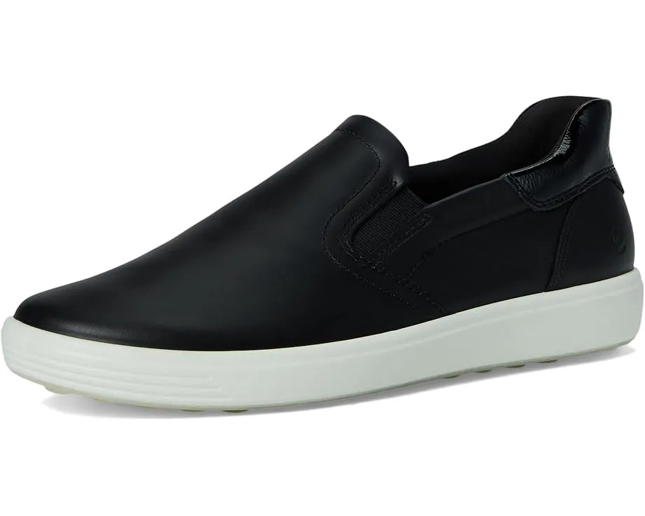 Кроссовки ECCO Soft 7 Easy Slip-On с эластичными вставками и технологией FLUIDFORM