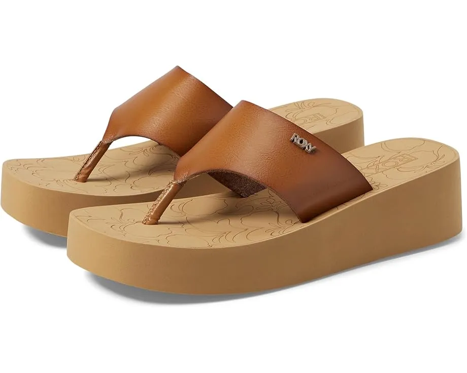 Сандалии Roxy Sunset Dreams на платформе с квадратным носком