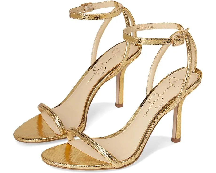 Босоножки на шпильке Jessica Simpson Baharia с блестками и ремешком на щиколотке