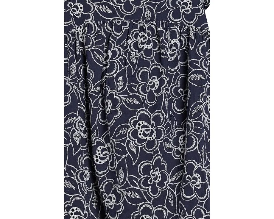 Платье Janie and Jack Bold Eyelet Swing с вышивкой Navy Blue для девочек